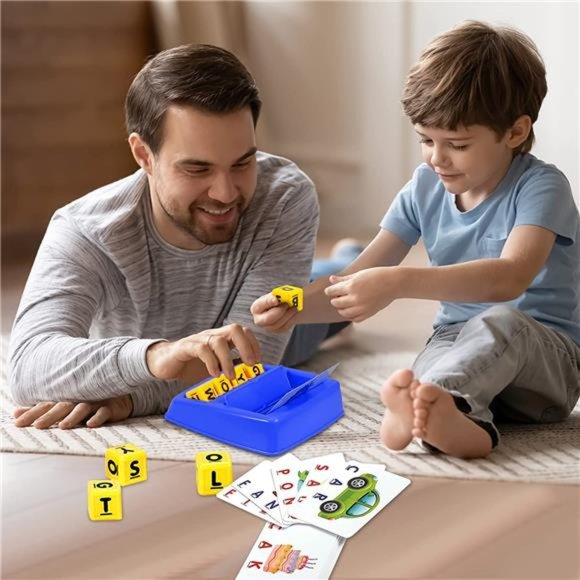 Fenikso Matching Letter Game, Alphabet Spelling & Reading Words, Objects & Color - Picture 5 of 7